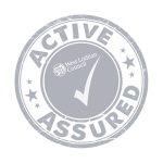 Active Assured Stamp Logo